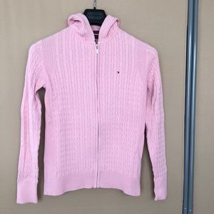 TOMMY HILFIGER Hoodie Sweater Size Small  Color Pink